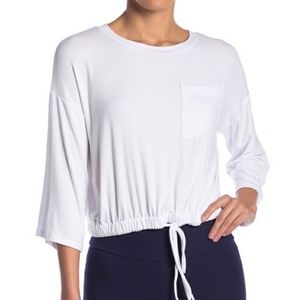 Good Luck Gem Drawstring Hem Tee - Medium